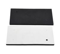 MonoSora Paquete de 2 almohadillas traseras de repuesto de espuma para lijadora Makita 9035, 4 agujeros para recogida de polvo, tamaño de 7.3 x 3.6 pulgadas, color negro