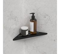 MonoSora Paquete de 2 estantes de ducha esquineros de 30,5 x 20,5 cm, estante de almacenamiento de baño de acero inoxidable con bordes antideslizantes y fácil instalación sin taladros