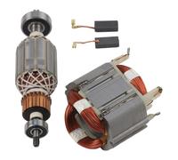 MonoSora Para rotor, estator y cepillo de carbón para Makita HR4001C, HR4010C, HR4011C, HR4003C, HR4013C, HR4001CX (513888-4, 625758-6, CB350)