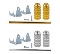 MonoSora Pedales antideslizantes de aleación de aluminio para motocicleta, compatibles con bicicletas de montar a horcajadas para mujer, color azul dorado