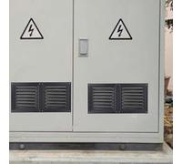 MonoSora Rejilla de ventilación de acero inoxidable con pantalla para HVAC o techo, 300 x 150 mm, cubierta de ventilación de flujo de aire, color negro