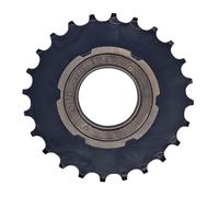 MonoSora Rueda libre de bicicleta, piñón de 3 velocidades 18-21-24T, volante de inercia de acero para bicicletas de carretera y montaña, color negro