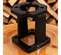 MonoSora Soporte de montaje de bomba hidráulica para divisores de troncos de 5 a 7 HP para bombas de 11 16 GPM, pieza de repuesto de metal