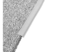 MonoSora Tira de borde de alfombra de 2 m, antideslizante, TPE, para alfombras a azulejos o laminados, color gris