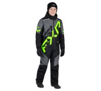 Monotraje FXR Cold Cross CX 26 Niño Negro/Carbón/Lima38 Corto Negro,Carbón,Lima