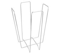 Monouso | 1 Servilletero de Metal, 11x11x18cm, Color Plata, Autoservicio, Servilletas 20x20cm, Dispensador de Servilletas, Restaurantes, Degustaciones, Eventos