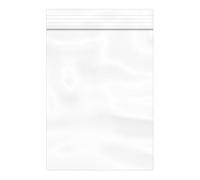 Monouso | 100 Bolsas con Cierre Zip, 18x25cm, Color Transparente, Autocierre, Bolsas de Plástico, Cierre a Presión, Usos Múltiples