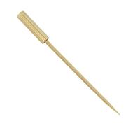 Monouso | 100 Pinchos de Bambú Diseño Cilindro, 7cm, Color Natural, Palillos de Bambú, Aperitivos, Brochetas, Fiestas, Caterings, Bodas