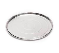 Monouso | 200 Bandejas de Aluminio Desechable, 33cm, 1103ml, Repostería, Comida, Apto para Horno, Microondas, Resistentes, Barbacoa, Parrilla, Picnic