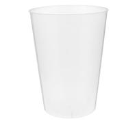 Monouso | 25 Vaso Inyectado Sidra PP 600 ml | Irrompible y Alta Durabilidad | Ideal para Sidra, Refrescos y Eventos | Pack de 25 unidades