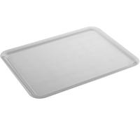 Monouso | 4 Bandejas de Plástico Duro, 50x37cm, Color Blanco, Bandeja Rectangular, para Servir, Autoservicio, Fast Food, Apto para Lavavajillas, Resistente, Plástico PS