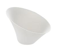 Monouso | 50 Bols de Caña de Azúcar, 350ml, Ø13x10,7x9,1 cm, Color Blanco, Cuencos, Vajilla Desechable, Biodegradables, Compostables, Aperitivos, Apto para Microondas, Eventos y Catering