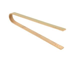 Monouso | 50 Pinzas de bambú desechables, 16cm, Bambú Natural, Pinzas de Degustación, Mini Pinzas de Bambú, Utensilios de Cocina, Pinzas para Pan, Biodegradables, Reciclables.