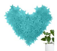 Monozoz 100 Estrellas Fosforescentes | Decoración De Ci el Estrellado Fluorescente Segura Y Fiable: Las Estrellas Fluorescentes No Deja Rastro Para La Decoración De La Sala De Ariage