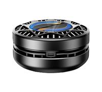 Monozoz Aromaterapia para coche con energía solar,Ambientador solar para coche | Perfume De Coche Giratorio, Frescura Duradera | Accesorios de decoración interior de automóviles, adornos para tableros