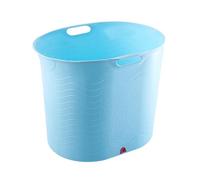 Monozoz Bañera para Baby Shower, Bañera para niños pequeños - Bañera portátil segura para niños resistente a altas temperaturas con fondo de drenaje,Cubo de baño grande y profundo, suministros para