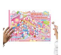 Monozoz Calcomanías para crear tu propia escena, calcomanías de cuaderno con efecto 3D, calcomanía de escena de dibujos animados, para niños, adolescentes, aula, , amantes de las manualidades