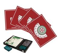 Monozoz Guía Rápida De Reglas De Mahjong,4 Piezas Reglas de Puntuación del Juego de Mesa Estadounidense | Tarjeta De Mahjong De Papel Impermeable,Para Hombres Mujeres Abuelos Amigos Fiestas Vacaciones
