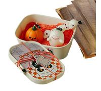 Monozoz Juego de velas perfumadas - Vela aromática con fragancias de dedo, calabaza, fantasma, calavera, lápida, dedo, ambiente espeluznante, centro de mesa para , interiores, hogar, dormitorio