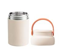 Monozoz Lonchera para adultos, 600 ml, de acero inoxidable, aislada al vacío, gran capacidad, para niños, adultos, trabajo, escuela, camping, picnic, viajes, ensalada, sopa, yogur, frutas y arroz
