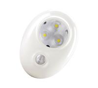 Monozoz Luz nocturna con sensor de movimiento, luz de dormitorio activada por movimiento para pared, lámpara LED compacta con sensor inteligente para pasillo, baño, armarios, pasillos, escaleras