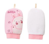 Monozoz Manopla Exfoliante Para El Cuerpo | Manoplas De Baño Cómodas Para La Exfoliación - Guantes Fregona Para La Higiene Corporal | Para Adolescentes Hijo Hija Familia Amigos Mujeres Chicos Chicas Y