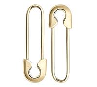 Monozoz Pendientes de clip,Pendientes de clip para mujer | de aro colgantes minimalistas | Pin de seguridad con aro para colgar, aros de, joyería para mujeres y niñas, accesorios de