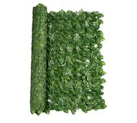 Monozoz Rollo de protección visual para setos de hiedra artificial, 50 x 200 cm