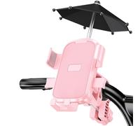 Monozoz Soporte de teléfono para manillar de bicicleta,Soporte para teléfono de bicicleta | Soporte de manillar portátil para teléfonos - Soporte para teléfono móvil de bicicleta, pinza de teléfono de