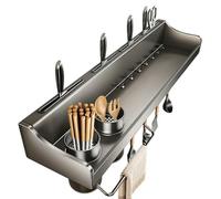 Monozoz Soporte para cuchillos, sin taladro, estantes de cocina, para mostrador, cocina, gabinete, bar, hogar, cubiertos de interior