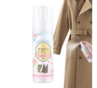 Monozoz Spray removedor de estática,Spray antiestático para ropa - Eliminador de olores y refrescante de telas de 100 ml | El espray estático anti de la tela inodora del tamaño del viaje reduce la