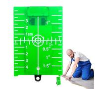 Monozoz - Tabla objetivo de nivel de placa de destino, medición de la matriz de objetivo en el suelo, herramienta de medición magnética, distancia del haz de carretera, tablero de ruta de destino