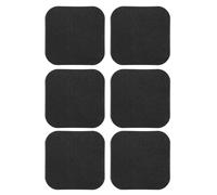 Monozoz Tapete para caminadora | 6 piezas de protección resistente que absorbe los golpes | Alfombrilla de entrenamiento de bicicleta para máquina de remo | para entrenamiento, fitness, deportes