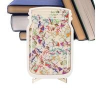 Monozoz Tarro de recompensas para el aula, tabla de recompensas de clase para niños, suministros de sistema de comportamiento, gráfico de pared para escritura a mano, rutina matutina, hogar, escuela