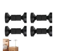 Monozoz Topes de cabecero para pared, espaciador ajustable para cama, juego de 4 herramientas antivibración, varillas de soporte fijas, amortiguador, fuerte adherencia para pared, sofás