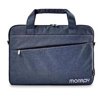 NGS MONRAY CHARTER - Maletín para portátil de 15.6", Acolchado, Elegante, Resistente al Agua, Tejido de alta calidad, Correa de Transporte, Color Azul Oscuro Jaspeado