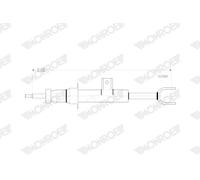 MONROE Amortiguador Delantero Izquierdo Para BMW Serie 5 Touring G31 G30 F90