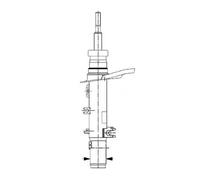 MONROE Amortiguadores De Gas Para Opel Crossland X Van P17 P2QO Citroën C3