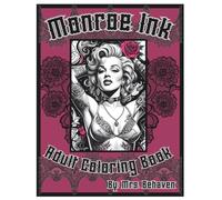 Monroe Ink Adult Coloring Book: AN ASIAN PINUP STYLE COLORING BOOK