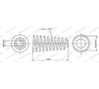 MONROE SP0139 2x Muelle de suspensión Eje delantero