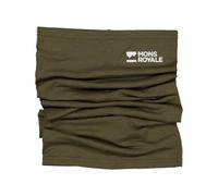 Mons Royale - Bragas de cuello - Daily Dose Merino Neckwarmer Dark Olive de Lana - Caqui Caqui one size