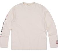 Mons Royale - Camisetas - Yonder Merino Organic Cotton LS M Vintage White de Lana - Talla XL - Beige Beige XL