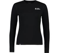 Mons Royale Cascade Merino Base Layer, camiseta térmica, mujer, negro 34(XS) Black