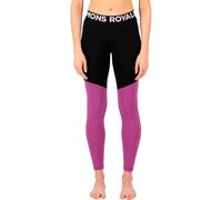 Mons Royale - Ropa interior térmica mujer - Cascade W Merino Base Layer Legging Purple Bolt para Mujer de Lana - Talla S - Rosa Rosa S