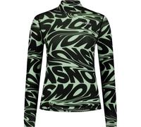 MONS ROYALE Cascade Merino Base Layer Mock Neck Ls W - Mujer - Verde - talla S- modelo 2026