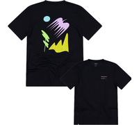 Mons Royale - Ropa de senderismo - Icon Merino T-Shirt Black de Lana - Talla L - Negro Negro L