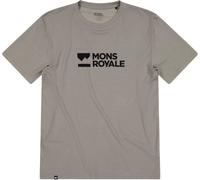 Mons Royale - Ropa de senderismo - Icon Merino T-Shirt Dried Sage de Lana - Talla L - Verde Verde L