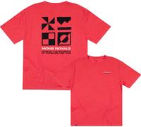 Mons Royale - Ropa de senderismo mujer - Icon Merino T-Shirt W Watermelon para Mujer de Lana - Talla S - Rosa Rosa S