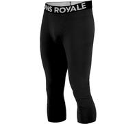 Mons Royale - Ropa interior térmica - Cascade Merino Baselayer 3/4 Legging M Black de Lana - Talla XL - Negro Negro XL