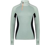 MONS ROYALE W Olympus Half Zip - Mujer - Verde / Negro - talla XS- modelo 2025